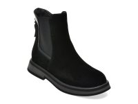 Ghete FLAVIA PASSINI negre, T1152, din piele intoarsa
