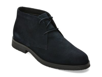 Ghete GEOX bleumarin, U6658D, din piele intoarsa