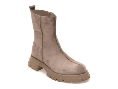 Ghete GRYXX gri, 4351138, din piele intoarsa