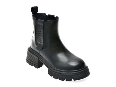 Ghete GRYXX negre, 2588305, din piele naturala