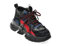Ghete GRYXX negre, 37878, din piele naturala