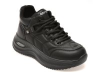 Ghete GRYXX negre, 5K718, din piele ecologica