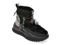 Ghete GRYXX negre, 68023, din piele naturala