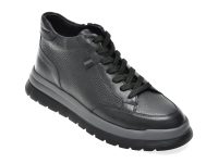 Ghete GRYXX negre, TRL02, din piele naturala
