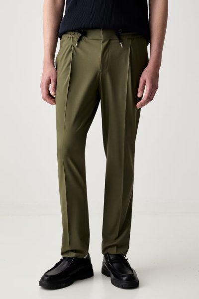 HUGO  pantaloni chinos pentru bărbați cu lână Getlin251F3