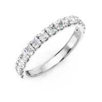 Inel din aur alb cu diamante de 0.5ct