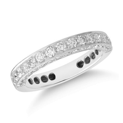 Inel din aur alb cu diamante de 1.25ct
