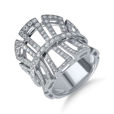 Inel din aur alb cu diamante de 1.35ct