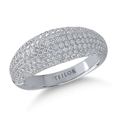 Inel din aur alb cu diamante de 1.39ct