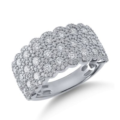 Inel din aur alb cu diamante de 1.65ct