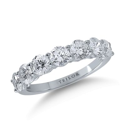 Inel din aur alb cu diamante de 1.93ct