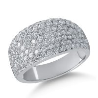 Inel din aur alb cu diamante de 1.94ct