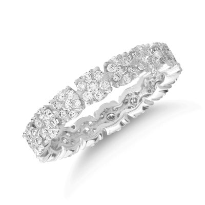 Inel din aur alb cu diamante de 1ct
