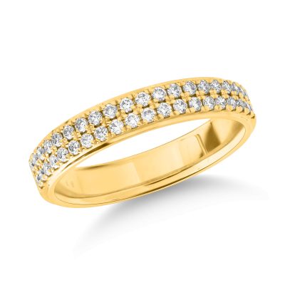 Inel din aur galben cu diamante de 0.35ct