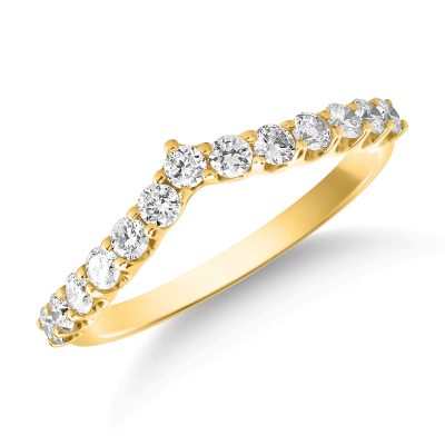 Inel din aur galben cu diamante de 0.5ct