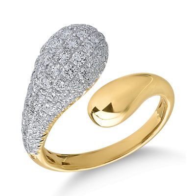 Inel din aur galben cu diamante de 1.15ct