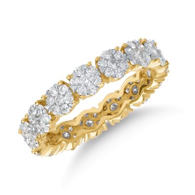 Inel din aur galben cu diamante de 1ct