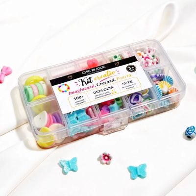 KIT CREATIV - Margele colorate pentru copii