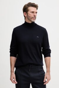 Lacoste  cu guler înalt pentru bărbați din lână