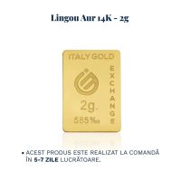 Lingou Aur 14K de 2g Personalizat