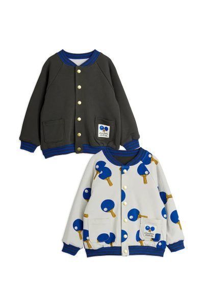 Mini Rodini  cardigan pentru copii, din bumbac Table tennis