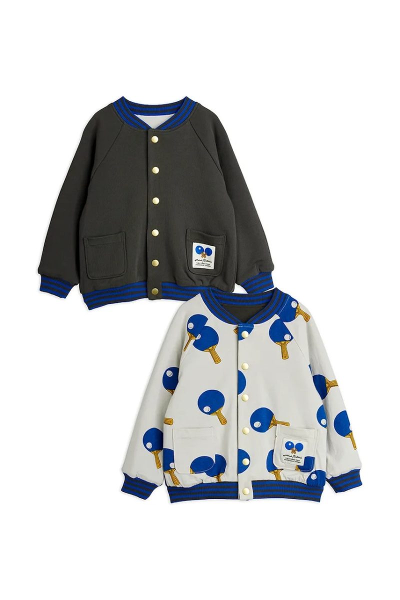 Mini Rodini  cardigan pentru copii, din bumbac Table tennis