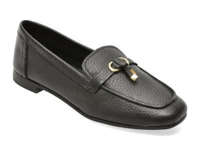Mocasini ALDO negri, YBILIDE 007, din piele naturala