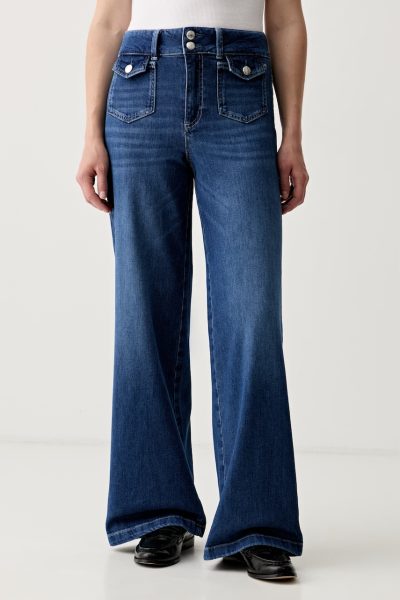 Mos Mosh  blugi wide leg pentru femei Colette