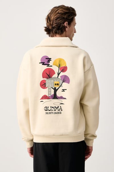 Napapijri  hanorac oversized pentru bărbați cu bumbac Tenri