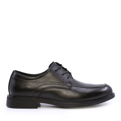 Pantofi derby bărbați Benvenuti negri din piele 3852BP093N