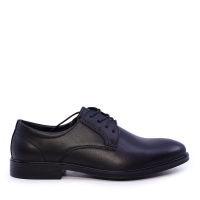 Pantofi derby bărbați Benvenuti negri din piele 3852BP891N