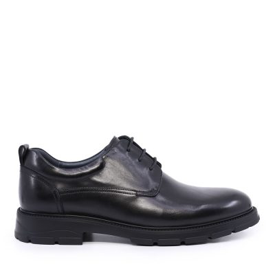 Pantofi derby bărbați Enzo Bertini negri din piele 1650BP3182N