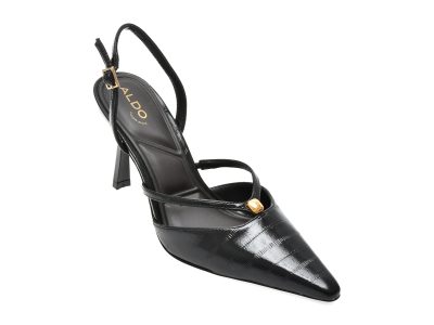 Pantofi eleganti ALDO negri, SWANKY 001, din piele ecologica