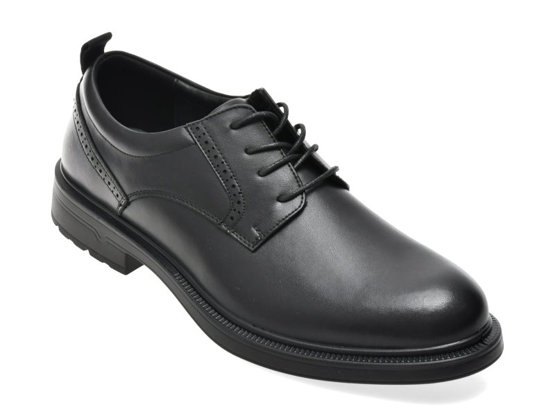 Pantofi eleganti BITE THE BULLET negri, 327031, din piele naturala