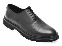 Pantofi eleganti BITE THE BULLET negri, FH410, din piele naturala