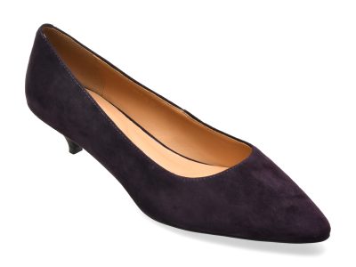 Pantofi eleganti EPICA mov, 8137, din piele intoarsa
