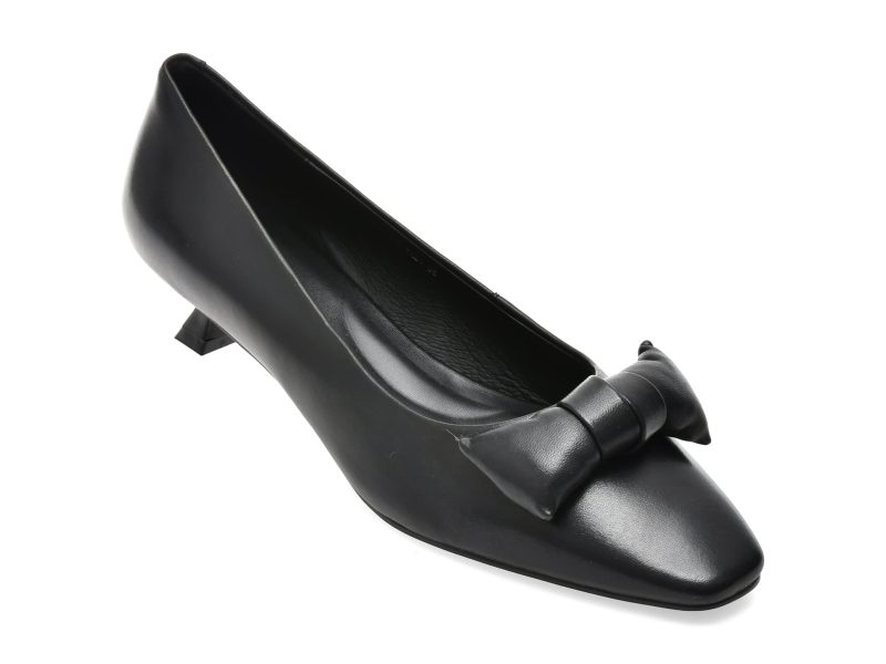Pantofi eleganti EPICA negri, 5038, din piele naturala
