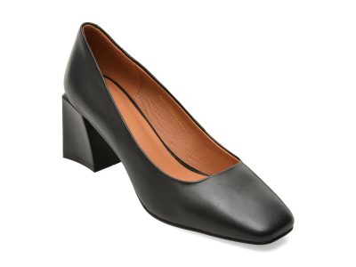 Pantofi eleganti EPICA negri, 6L87, din piele naturala