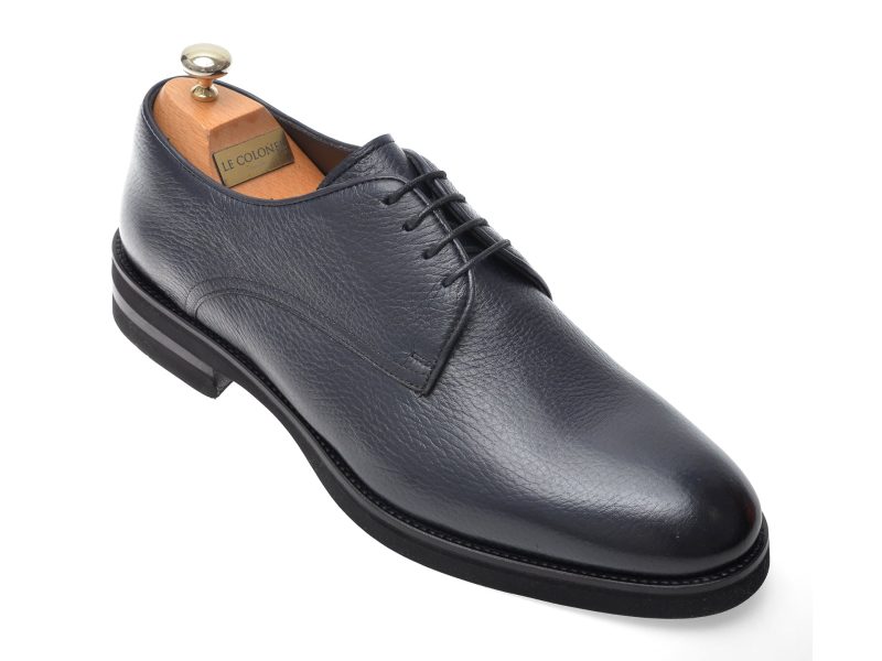 Pantofi eleganti LE COLONEL bleumarin, 76701XL, din piele naturala