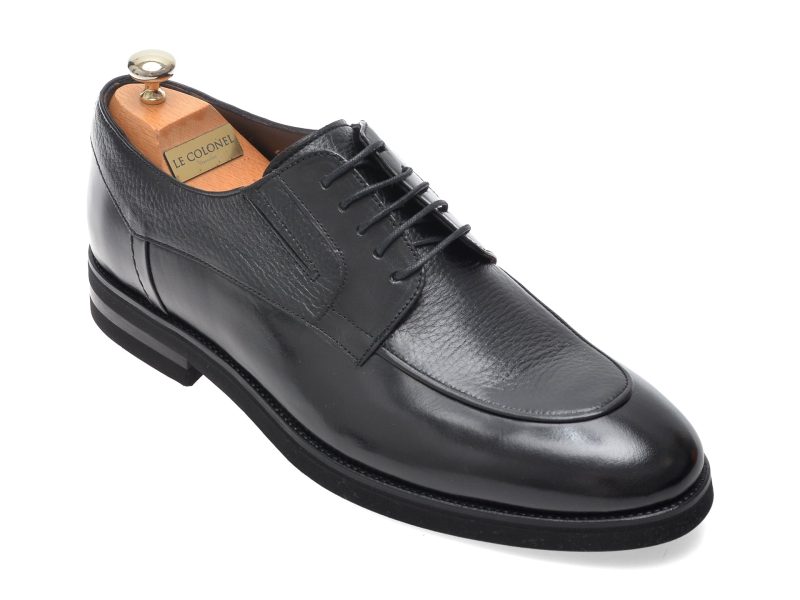Pantofi eleganti LE COLONEL negri, 45366, din piele naturala
