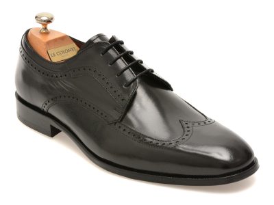Pantofi eleganti LE COLONEL negri, 484121, din piele naturala