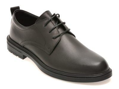Pantofi eleganti OTTER negri, A60, din piele naturala