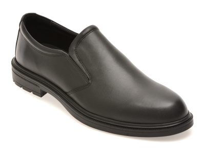Pantofi OTTER negri, A61, din piele naturala