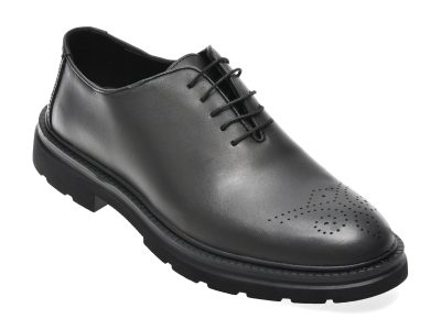 Pantofi eleganti OTTER negri, FH2011, din piele naturala