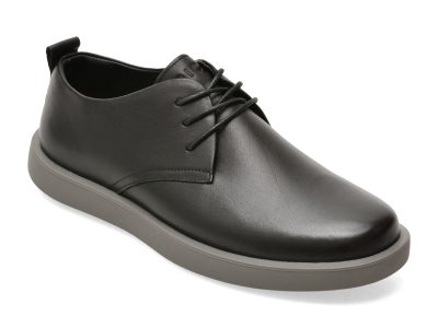 Pantofi EPICA negri, 80027, din piele naturala