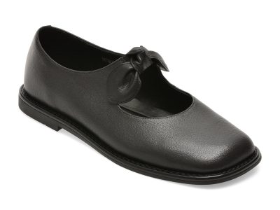 Pantofi EPICA negri, N731, din piele naturala