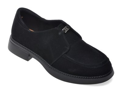 Pantofi FLAVIA PASSINI negri, V1207, din piele intoarsa