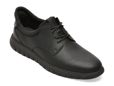 Pantofi GEOX negri, U664JA, din piele naturala