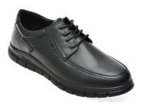 Pantofi OTTER negri, 328022, din piele naturala