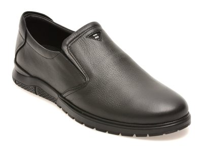 Pantofi OTTER negri, 556, din piele naturala